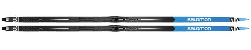 Беговые лыжи c камусом для классического хода SALOMON RC10 eSKIN Hard+ PSP Беговые лыжи c камусом для классического хода SALOMON RC10 eSKIN Hard+ PSP