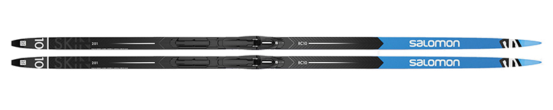 Беговые лыжи c камусом для классического хода SALOMON RC10 eSKIN Soft+ PSP Беговые лыжи c камусом для классического хода SALOMON RC10 eSKIN Soft+ PSP