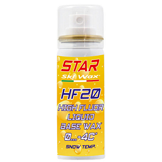 Парафин базовый с высоким содержанием фтора (спрей) STAR HF20 желтый