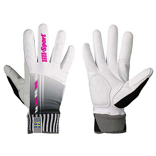 Перчатки гоночные LillSport Legend Slim White/Pink Перчатки гоночные LillSport Legend Slim White/Pink