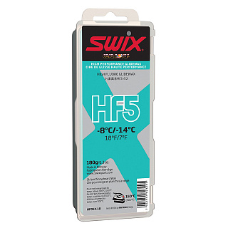 Парафин с высоким содержанием фтора SWIX HF05X бирюзовый