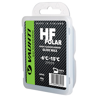 Парафин с высоким содержанием фтора VAUHTI HF POLAR зеленый